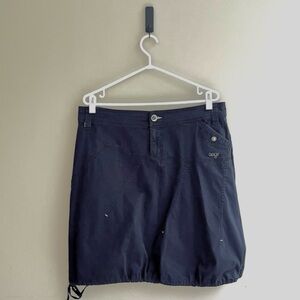 Orage black cotton skirt